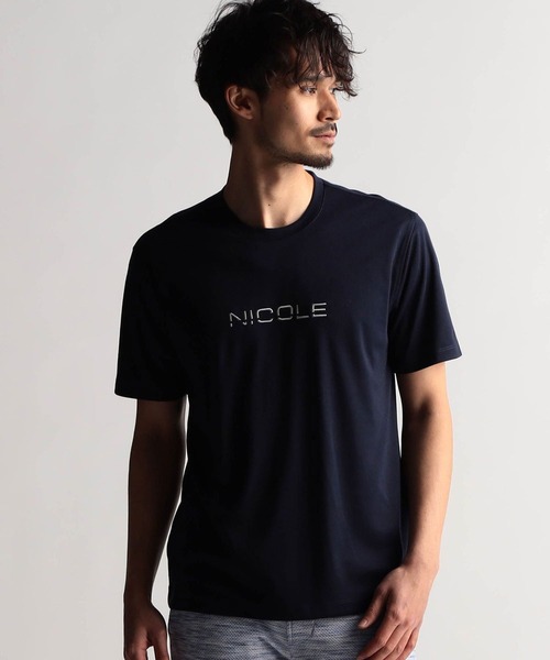 セール】ロゴ刺繍半袖Tシャツ（Tシャツ/カットソー）｜NICOLE