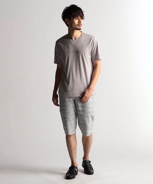 NICOLE CLUB FOR MEN(ニコルクラブフォーメン)の「ロゴ刺繍半袖Tシャツ(Tシャツ/カットソー・メンズ・オフホワイト/ブラック/ネイビー/ピンク系/ライトグレー・X-LARGE/LARGE/MEDIUM)」の20枚目の写真