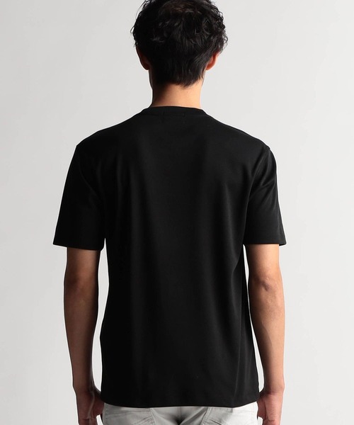 NICOLE CLUB FOR MEN(ニコルクラブフォーメン)の「ロゴ刺繍半袖Tシャツ(Tシャツ/カットソー・メンズ・オフホワイト/ブラック/ネイビー/ピンク系/ライトグレー・X-LARGE/LARGE/MEDIUM)」の13枚目の写真