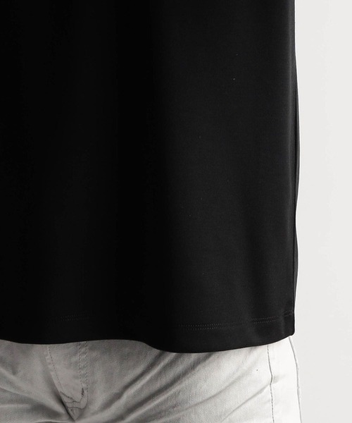 NICOLE CLUB FOR MEN(ニコルクラブフォーメン)の「ロゴ刺繍半袖Tシャツ(Tシャツ/カットソー・メンズ・オフホワイト/ブラック/ネイビー/ピンク系/ライトグレー・X-LARGE/LARGE/MEDIUM)」の17枚目の写真