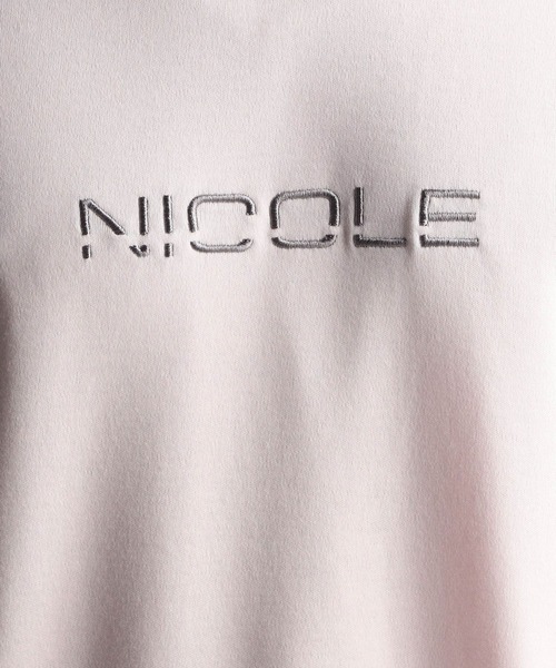 NICOLE CLUB FOR MEN(ニコルクラブフォーメン)の「ロゴ刺繍半袖Tシャツ(Tシャツ/カットソー・メンズ・オフホワイト/ブラック/ネイビー/ピンク系/ライトグレー・X-LARGE/LARGE/MEDIUM)」の11枚目の写真