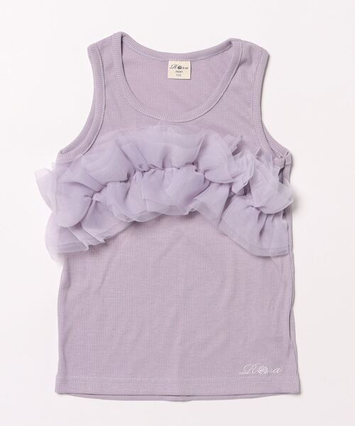 ピンク フリル タンクトップ 135cm セール】エマリ フリル タンクトップ（Tシャツ/カットソー