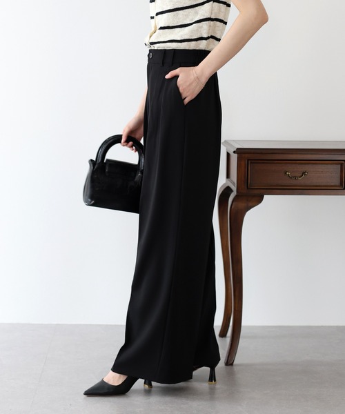 BLUEEAST(ブルーイースト)の「ベーシックツータックパンツ(スラックス・レディース・ピンク/グレー/アイボリー/ブラック・MEDIUM)」の5枚目の写真