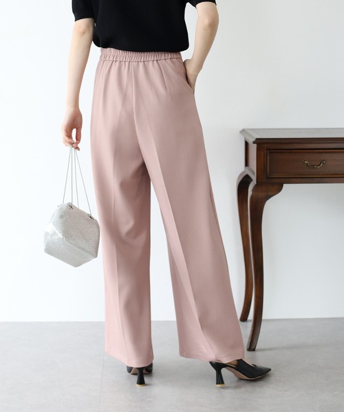 BLUEEAST(ブルーイースト)の「ベーシックツータックパンツ(スラックス・レディース・ピンク/グレー/アイボリー/ブラック・MEDIUM)」の9枚目の写真