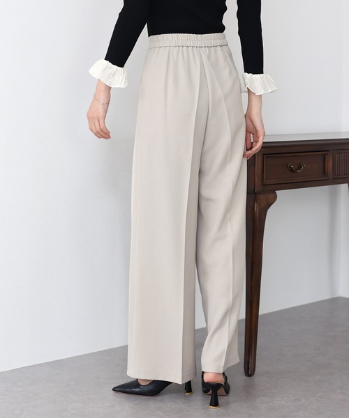 BLUEEAST(ブルーイースト)の「ベーシックツータックパンツ(スラックス・レディース・ピンク/グレー/アイボリー/ブラック・MEDIUM)」の18枚目の写真