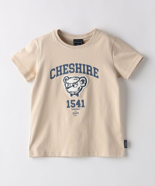 セール】SHIPS Colors:TeddyBear(R) プリント&ステッチ TEE(80