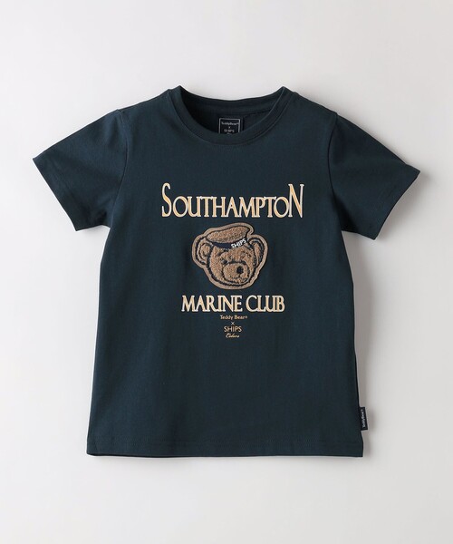 CONP 24SS “ビーチの夢” Tシャツ　トップス セール】SHIPS Colors:TeddyBear(R) プリント&ステッチ TEE(80