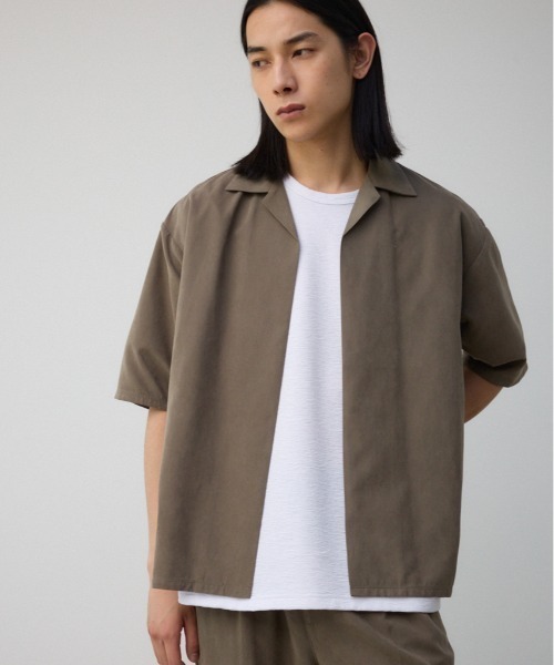 接触冷感フェイクスウェードシャツトッパー（シャツ/ブラウス）｜AZUL BY MOUSSY（アズールバイマウジー）