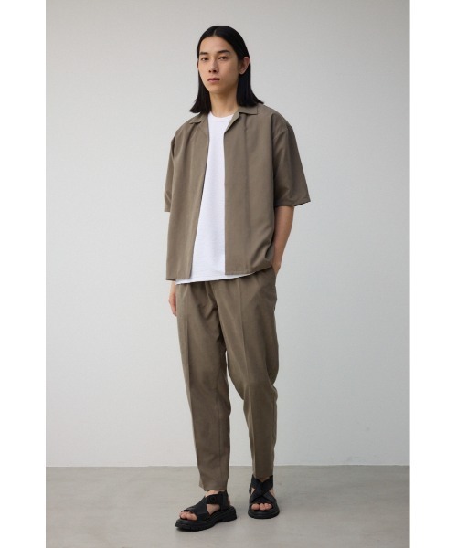 AZUL by moussy(アズールバイマウジー)の「接触冷感フェイクスウェードシャツトッパー(シャツ/ブラウス・メンズ・カーキ/グレー・FREE)」の15枚目の写真