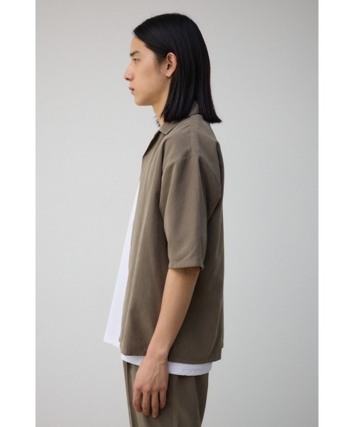 AZUL by moussy(アズールバイマウジー)の「接触冷感フェイクスウェードシャツトッパー(シャツ/ブラウス・メンズ・カーキ/グレー・FREE)」の17枚目の写真