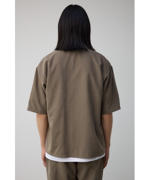 AZUL by moussy(アズールバイマウジー)の「接触冷感フェイクスウェードシャツトッパー(シャツ/ブラウス・メンズ・カーキ/グレー・FREE)」の18枚目の写真
