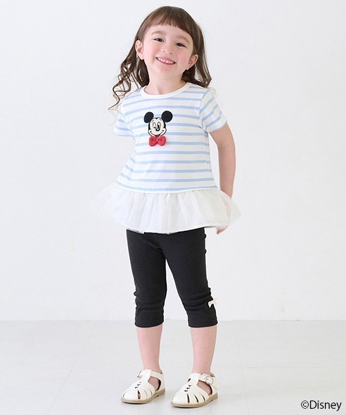 ⭐︎にゃご⭐︎birdie tunic・レギンス セール】【Disney/接触冷感】6分丈レギンス（レギンス/スパッツ