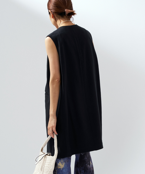 IENA（イエナ）の「リネンアセテートコクーンジレ（ベスト）」 - WEAR