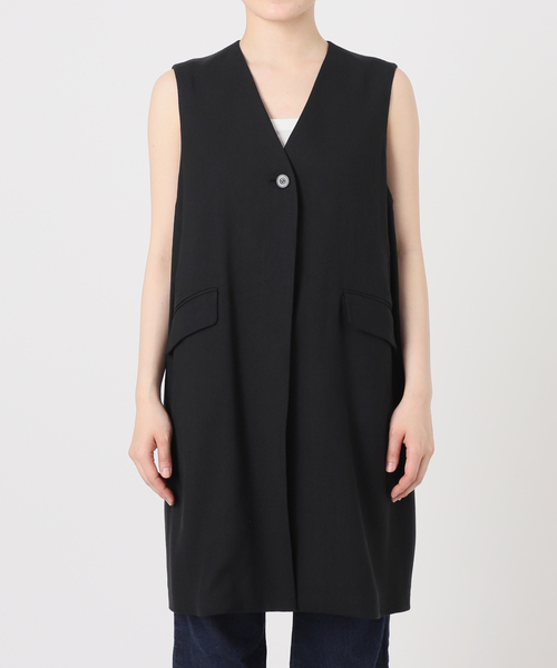 IENA（イエナ）の「リネンアセテートコクーンジレ（ベスト）」 - WEAR