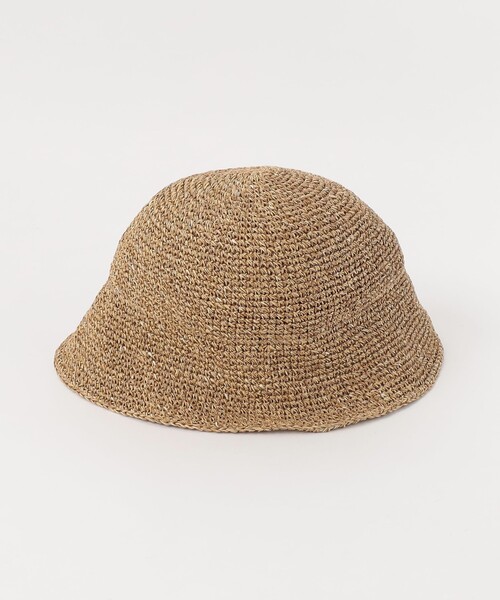 RACAL(ラカル)の「【別注】<Racal> チューリップ ニット ハット(ハット・メンズ・ブラック/ナチュラル・FREE)」の4枚目の写真