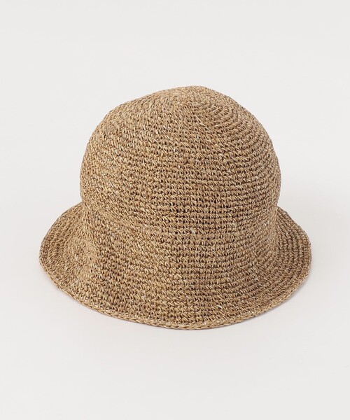 RACAL(ラカル)の「【別注】<Racal> チューリップ ニット ハット(ハット・メンズ・ブラック/ナチュラル・FREE)」の6枚目の写真