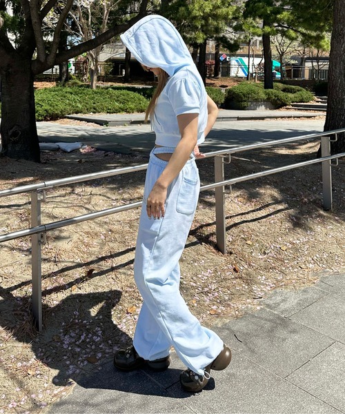 sedacle girl（セダクルガール）の「裏毛ラインストーンフーディー