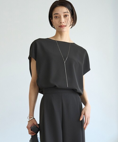 UNFILO(アンフィーロ)の「サマーセットアップ ワイドパンツ(その他パンツ・レディース・ライトグレー系/ブラック系/グレー系・MEDIUM/SMALL/X-SMALL/LARGE)」の6枚目の写真