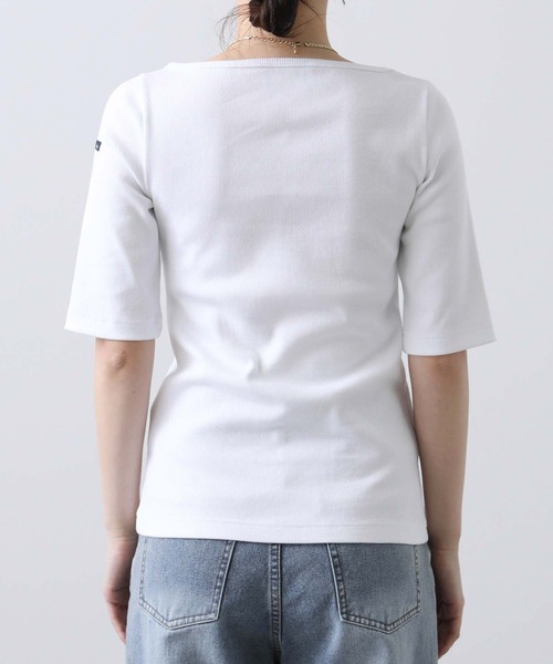 LEMINOR(ルミノール)の「別注ルミノアBDリブHSカットソー(Tシャツ/カットソー・レディース・オフホワイト/レッド系・FREE)」の17枚目の写真
