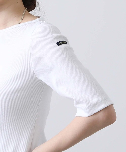 LEMINOR(ルミノール)の「別注ルミノアBDリブHSカットソー(Tシャツ/カットソー・レディース・オフホワイト/レッド系・FREE)」の14枚目の写真