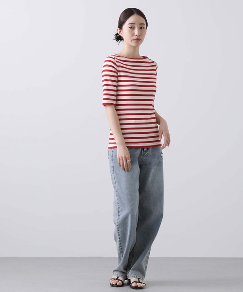 LEMINOR(ルミノール)の「別注ルミノアBDリブHSカットソー(Tシャツ/カットソー・レディース・オフホワイト/レッド系・FREE)」の20枚目の写真