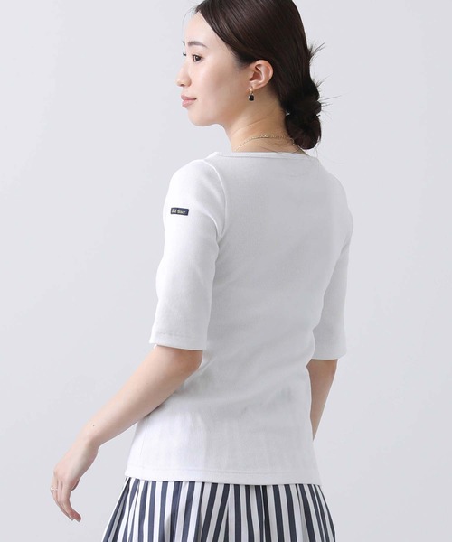 LEMINOR(ルミノール)の「別注ルミノアBDリブHSカットソー(Tシャツ/カットソー・レディース・オフホワイト/レッド系・FREE)」の5枚目の写真
