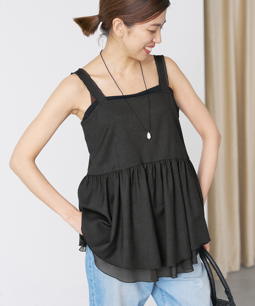 IENA（イエナ）の「《追加》ビスチェティアードキャミソール（シャツ