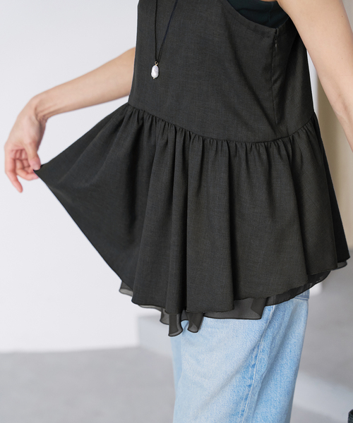 IENA（イエナ）の「《追加》ビスチェティアードキャミソール（シャツ