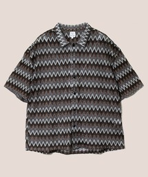 Revo.（レボ）の「Revo./レヴォ　バルファスレースウェーブボーダ SSシャツ（シャツ/ブラウス・メンズ）」