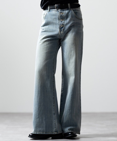 CLEL(クレイル)の「【CLEL】Vintage Design Pantalon Denim Pants/ヴィンテージデザイン パンタロンデニムパンツ(デニムパンツ・メンズ・インディゴブルー/ライトブルー/ブラック/グレー系1/ブラック系1/ブルー系1/ホワイト系1/ブルー系2・L/M/S/XS)」の8枚目の写真