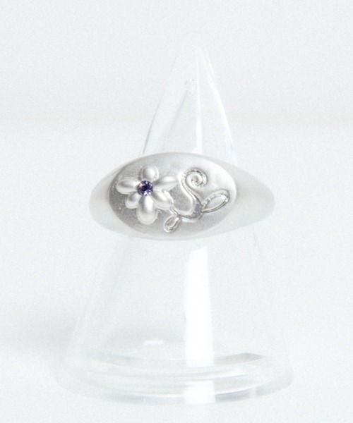 whim(ウィム)の「【NEW】Flower Stone Ring(リング・レディース・ゴールド/シルバー・#9/#13)」の3枚目の写真