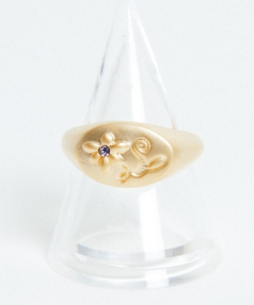 whim(ウィム)の「【NEW】Flower Stone Ring(リング・レディース・ゴールド/シルバー・#9/#13)」の6枚目の写真