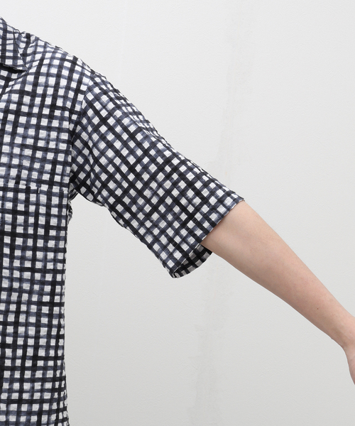 m's braque(エムズブラック)の「m's braque (エムズ ブラック) オーバーサイズスキッパー BBS-87(シャツ/ブラウス・メンズ・ホワイト・FREE)」の5枚目の写真