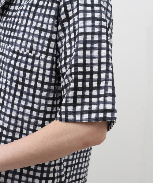 m's braque(エムズブラック)の「m's braque (エムズ ブラック) オーバーサイズスキッパー BBS-87(シャツ/ブラウス・メンズ・ホワイト・FREE)」の6枚目の写真