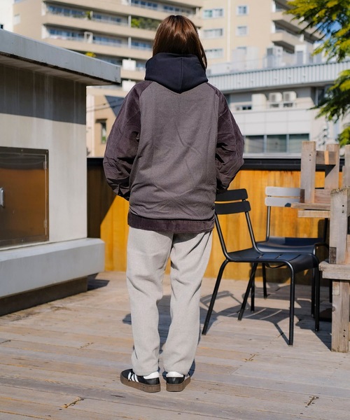 roial（ロイアル）の「JACKET/ROAIL(ロイアル)ラグランデザインスタンダードフィットジップアップブルゾン（ブルゾン・メンズ・ベージュ/グリーン/チャコールグレー・MEDIUM/LARGE/X-LARGE）」の7枚目の写真