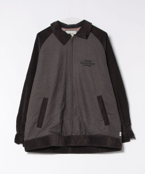 roial（ロイアル）の「JACKET/ROAIL(ロイアル)ラグランデザインスタンダードフィットジップアップブルゾン（ブルゾン・メンズ・ベージュ/グリーン/チャコールグレー・MEDIUM/LARGE/X-LARGE）」の10枚目の写真