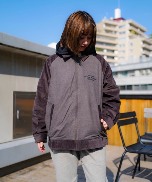 roial（ロイアル）の「JACKET/ROAIL(ロイアル)ラグランデザインスタンダードフィットジップアップブルゾン（ブルゾン・メンズ・ベージュ/グリーン/チャコールグレー・MEDIUM/LARGE/X-LARGE）」の18枚目の写真
