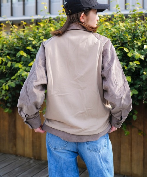 roial（ロイアル）の「JACKET/ROAIL(ロイアル)ラグランデザインスタンダードフィットジップアップブルゾン（ブルゾン・メンズ・ベージュ/グリーン/チャコールグレー・MEDIUM/LARGE/X-LARGE）」の17枚目の写真
