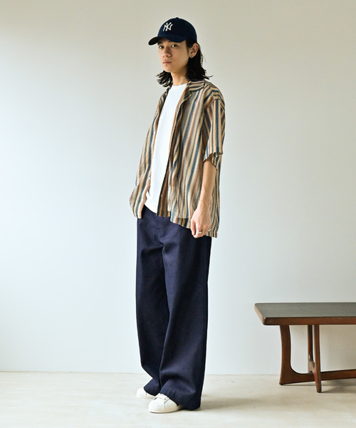 JOURNAL STANDARD(ジャーナルスタンダード)の「《追加》バルファレース オープンカラー S/Sシャツ(シャツ/ブラウス・メンズ・ベージュ/ブラック/サックスブルー・LARGE/MEDIUM)」の19枚目の写真