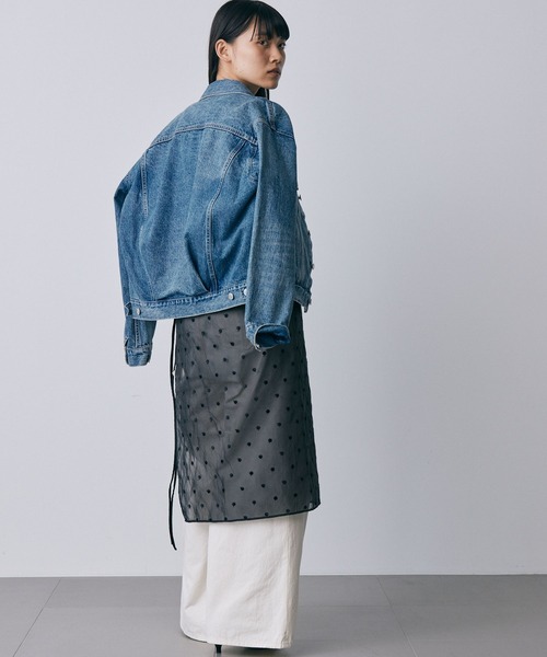 BABYLONE(バビロン)の「デニムジャケット(デニムジャケット・レディース・インディゴブルー・フリー)」の8枚目の写真