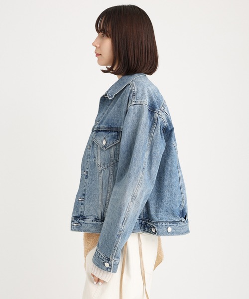 BABYLONE(バビロン)の「デニムジャケット(デニムジャケット・レディース・インディゴブルー・フリー)」の21枚目の写真