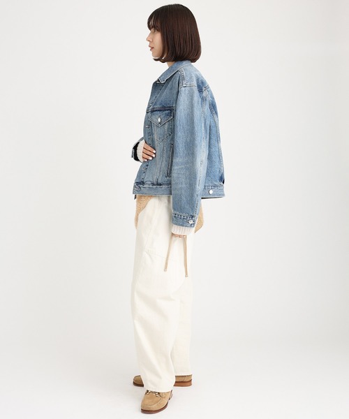 BABYLONE(バビロン)の「デニムジャケット(デニムジャケット・レディース・インディゴブルー・フリー)」の18枚目の写真