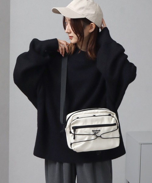 Reebok(リーボック)の「【Reebok/リーボック】ドローコード ショルダーバッグ(ショルダーバッグ・メンズ・ブラック/アイボリー/チャコール・FREE)」の11枚目の写真