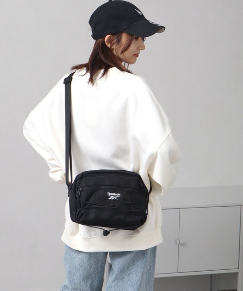 Reebok(リーボック)の「【Reebok/リーボック】ドローコード ショルダーバッグ(ショルダーバッグ・メンズ・ブラック/アイボリー/チャコール・FREE)」の17枚目の写真