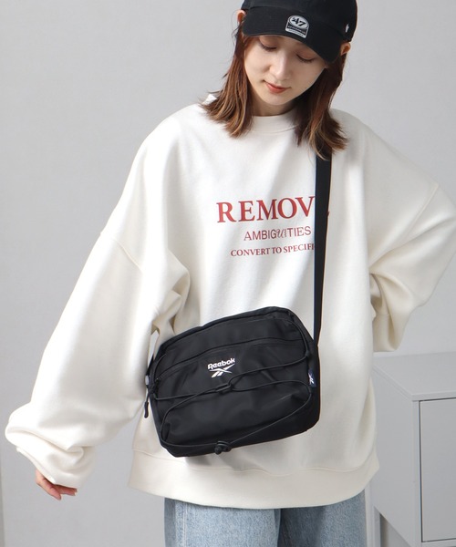 Reebok(リーボック)の「【Reebok/リーボック】ドローコード ショルダーバッグ(ショルダーバッグ・メンズ・ブラック/アイボリー/チャコール・FREE)」の14枚目の写真