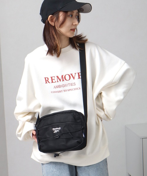 Reebok(リーボック)の「【Reebok/リーボック】ドローコード ショルダーバッグ(ショルダーバッグ・メンズ・ブラック/アイボリー/チャコール・FREE)」の15枚目の写真