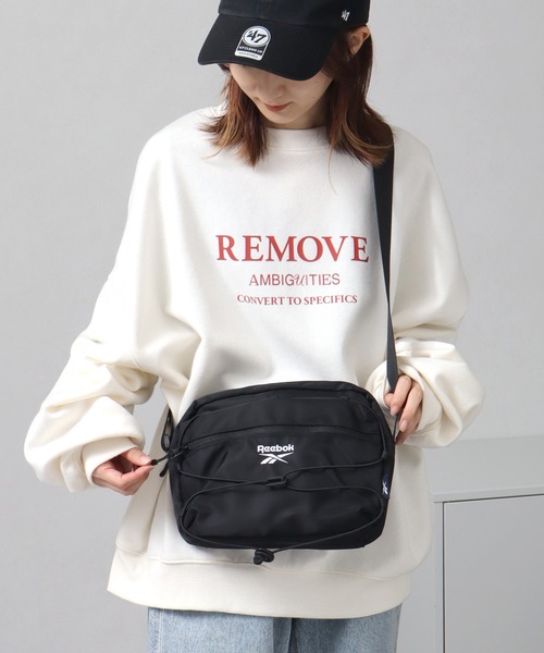 Reebok(リーボック)の「【Reebok/リーボック】ドローコード ショルダーバッグ(ショルダーバッグ・メンズ・ブラック/アイボリー/チャコール・FREE)」の16枚目の写真