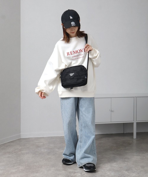 Reebok(リーボック)の「【Reebok/リーボック】ドローコード ショルダーバッグ(ショルダーバッグ・メンズ・ブラック/アイボリー/チャコール・FREE)」の19枚目の写真