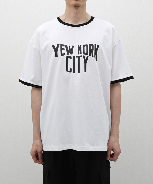 expansion(エクスパンション)の「EXPANSION / エクスパンション YEW JOHN T(Tシャツ/カットソー・メンズ・ホワイト/ネイビー・LARGE/X-LARGE)」の4枚目の写真