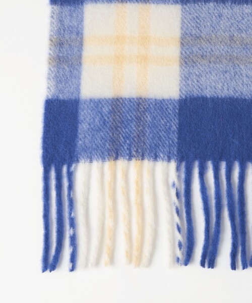 BEAUTY&YOUTH UNITED ARROWS(ビューティーアンドユースユナイテッドアローズ)の「チェック ストール(ストール/ショール・レディース・ブラック/ロイヤルブルー・FREE)」の8枚目の写真